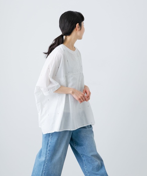 かぐれ｜コットンワイドプルオーバーシャツ | Rakuten Fashion