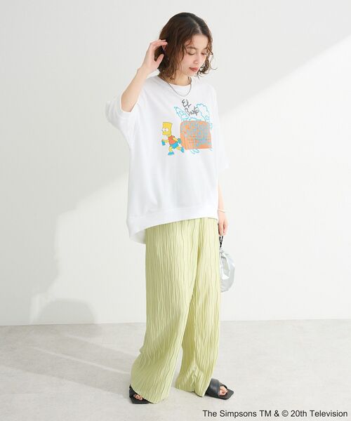 The Simpsons（ザ・シンプソンズ）の「The Simpsons発泡プリントスウェット（スウェット・レディース・ホワイト/杢グレー・FREE）」の11枚目の写真