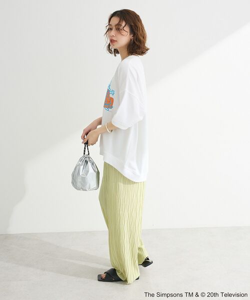 The Simpsons（ザ・シンプソンズ）の「The Simpsons発泡プリントスウェット（スウェット・レディース・ホワイト/杢グレー・FREE）」の12枚目の写真