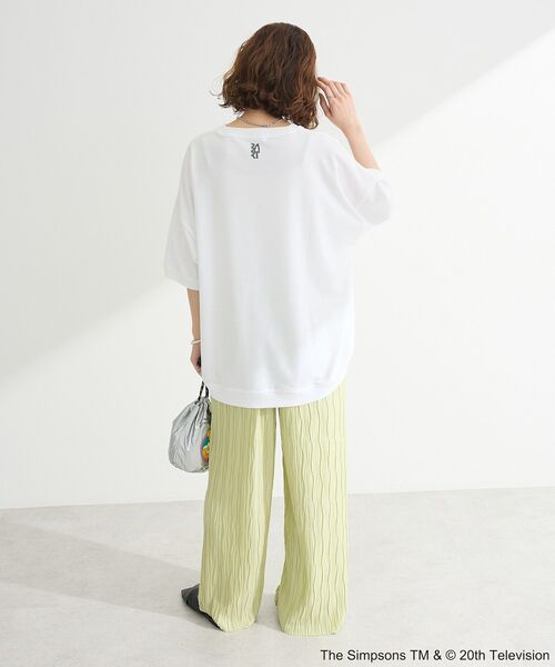 The Simpsons（ザ・シンプソンズ）の「The Simpsons発泡プリントスウェット（スウェット・レディース・ホワイト/杢グレー・FREE）」の13枚目の写真