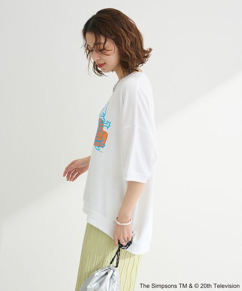 The Simpsons（ザ・シンプソンズ）の「The Simpsons発泡プリントスウェット（スウェット・レディース・ホワイト/杢グレー・FREE）」の15枚目の写真
