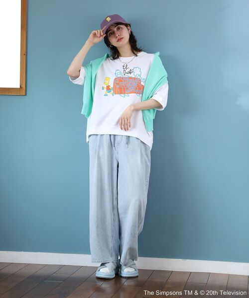 The Simpsons（ザ・シンプソンズ）の「The Simpsons発泡プリントスウェット（スウェット・レディース・ホワイト/杢グレー・FREE）」の19枚目の写真