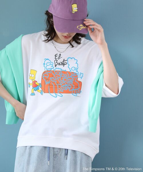 The Simpsons（ザ・シンプソンズ）の「The Simpsons発泡プリントスウェット（スウェット・レディース・ホワイト/杢グレー・FREE）」の22枚目の写真