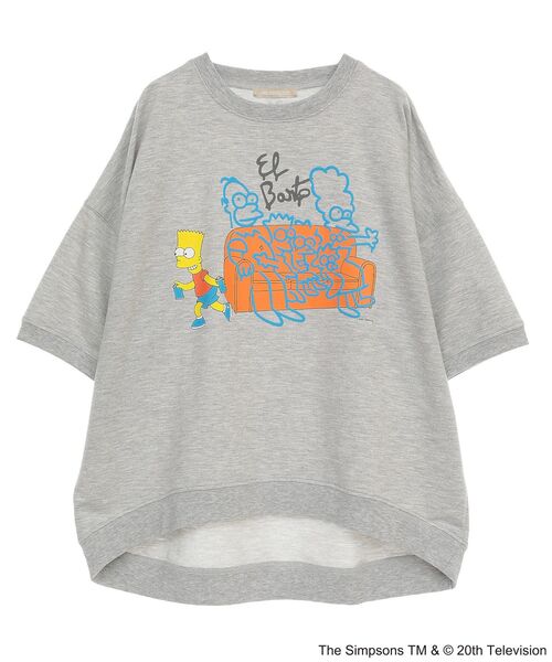 The Simpsons（ザ・シンプソンズ）の「The Simpsons発泡プリントスウェット（スウェット・レディース・ホワイト/杢グレー・FREE）」の9枚目の写真