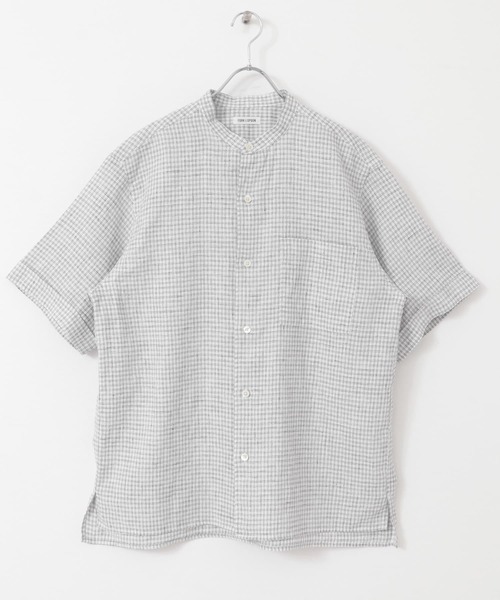 FORK&SPOON(フォークアンドスプーン)の「FORK&SPOON コットンリネンショートスリーブシャツ(シャツ/ブラウス・メンズ・ブラック系その他/ナチュラル/ブルー/ホワイト系その他・5/4)」の15枚目の写真