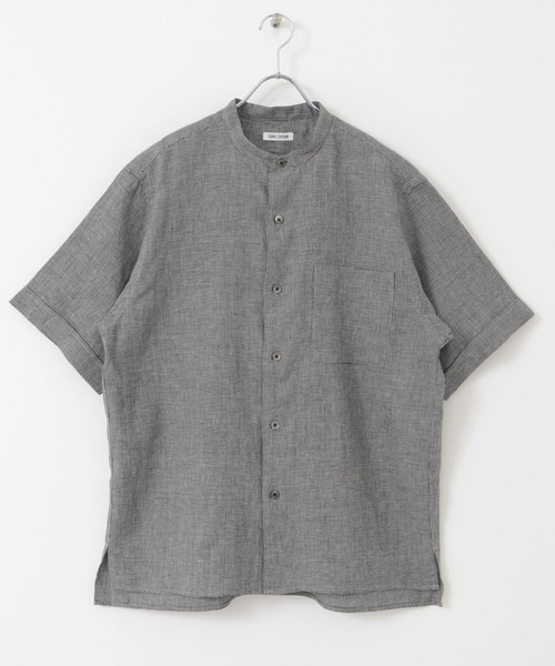 FORK&SPOON(フォークアンドスプーン)の「FORK&SPOON コットンリネンショートスリーブシャツ(シャツ/ブラウス・メンズ・ブラック系その他/ナチュラル/ブルー/ホワイト系その他・5/4)」の16枚目の写真