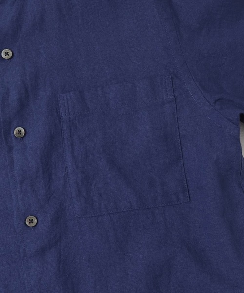 FORK&SPOON(フォークアンドスプーン)の「FORK&SPOON コットンリネンショートスリーブシャツ(シャツ/ブラウス・メンズ・ブラック系その他/ナチュラル/ブルー/ホワイト系その他・5/4)」の19枚目の写真