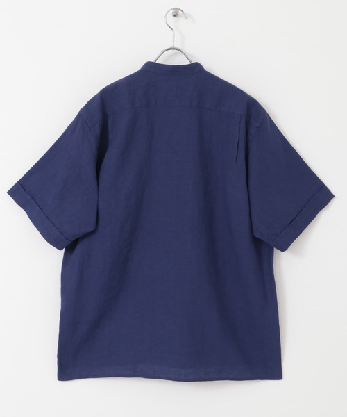 FORK&SPOON(フォークアンドスプーン)の「FORK&SPOON コットンリネンショートスリーブシャツ(シャツ/ブラウス・メンズ・ブラック系その他/ナチュラル/ブルー/ホワイト系その他・5/4)」の21枚目の写真