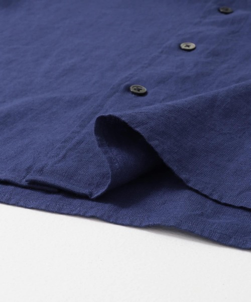 FORK&SPOON(フォークアンドスプーン)の「FORK&SPOON コットンリネンショートスリーブシャツ(シャツ/ブラウス・メンズ・ブラック系その他/ナチュラル/ブルー/ホワイト系その他・5/4)」の22枚目の写真