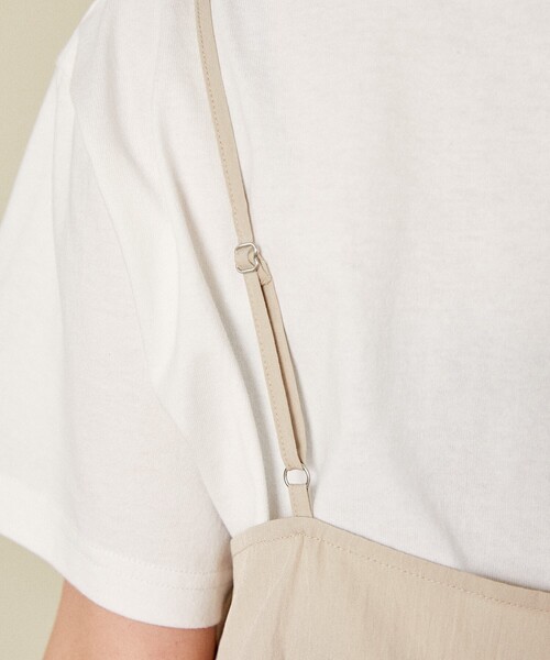 FREAK'S STORE(フリークスストア)の「<接触冷感> SUMMERCOOL リボン付き キャミソール セットアップ/ビスチェ セットアップ(その他パンツ・レディース・ベージュ/グレイッシュベージュ/ブラック/ブルー・SMALL/MEDIUM)」の18枚目の写真