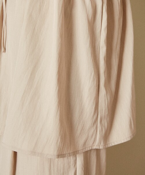 FREAK'S STORE(フリークスストア)の「<接触冷感> SUMMERCOOL リボン付き キャミソール セットアップ/ビスチェ セットアップ(その他パンツ・レディース・ベージュ/グレイッシュベージュ/ブラック/ブルー・SMALL/MEDIUM)」の15枚目の写真