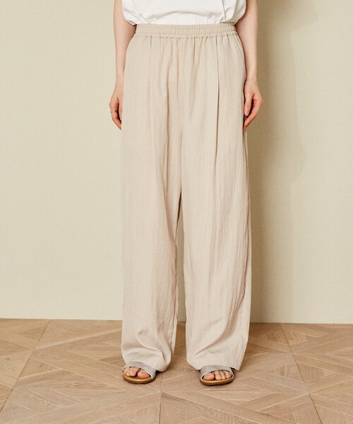 FREAK'S STORE(フリークスストア)の「<接触冷感> SUMMERCOOL リボン付き キャミソール セットアップ/ビスチェ セットアップ(その他パンツ・レディース・ベージュ/グレイッシュベージュ/ブラック/ブルー・SMALL/MEDIUM)」の14枚目の写真