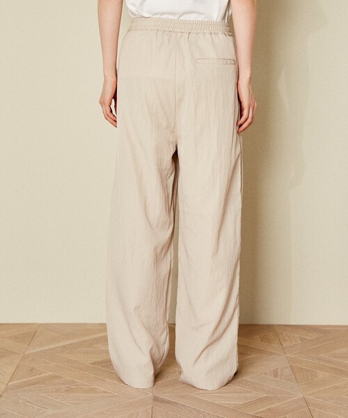 FREAK'S STORE(フリークスストア)の「<接触冷感> SUMMERCOOL リボン付き キャミソール セットアップ/ビスチェ セットアップ(その他パンツ・レディース・ベージュ/グレイッシュベージュ/ブラック/ブルー・SMALL/MEDIUM)」の12枚目の写真