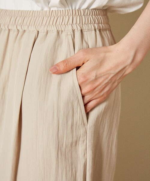 FREAK'S STORE(フリークスストア)の「<接触冷感> SUMMERCOOL リボン付き キャミソール セットアップ/ビスチェ セットアップ(その他パンツ・レディース・ベージュ/グレイッシュベージュ/ブラック/ブルー・SMALL/MEDIUM)」の10枚目の写真