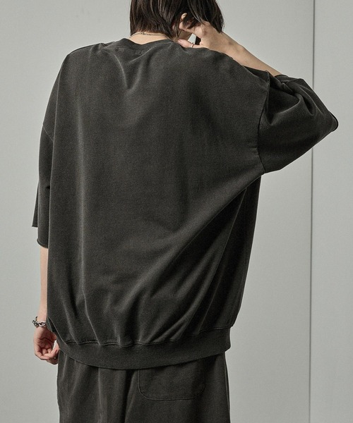 Alfred Alex(アルフレッドアレックス)の「【Alfred Alex】ヴィンテージライク ピグメント パッチロゴ セットアップ(セットアップ・メンズ・ブラック/ワインレッド/チャコール・M/L)」の11枚目の写真