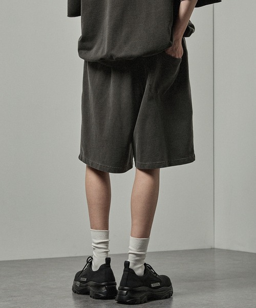 Alfred Alex(アルフレッドアレックス)の「【Alfred Alex】ヴィンテージライク ピグメント パッチロゴ セットアップ(セットアップ・メンズ・ブラック/ワインレッド/チャコール・M/L)」の14枚目の写真