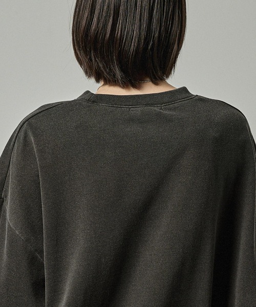Alfred Alex(アルフレッドアレックス)の「【Alfred Alex】ヴィンテージライク ピグメント パッチロゴ セットアップ(セットアップ・メンズ・ブラック/ワインレッド/チャコール・M/L)」の22枚目の写真