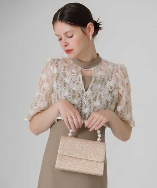 Leja(レジャ)の「【LEJA】2WAYパールハンドルグリッターバッグ結婚式 パーティー 成人式 二次会 同窓会 お呼ばれ オケージョン 20代 30代(ハンドバッグ・レディース・ゴールド/シルバー・FREE)」の11枚目の写真