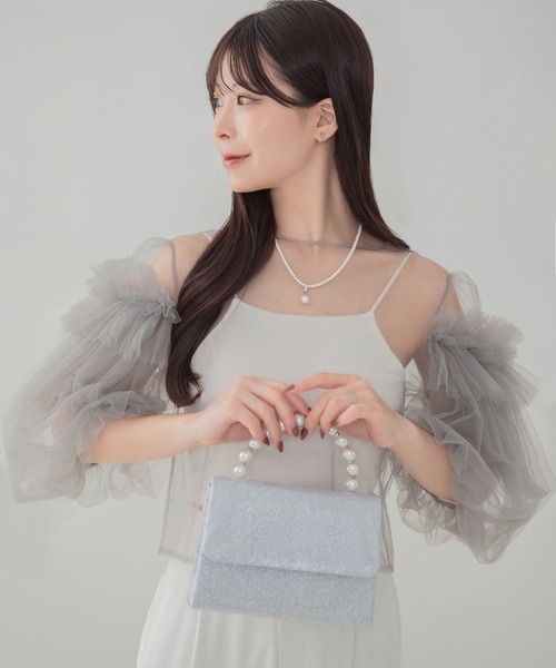 Leja(レジャ)の「【LEJA】2WAYパールハンドルグリッターバッグ結婚式 パーティー 成人式 二次会 同窓会 お呼ばれ オケージョン 20代 30代(ハンドバッグ・レディース・ゴールド/シルバー・FREE)」の16枚目の写真