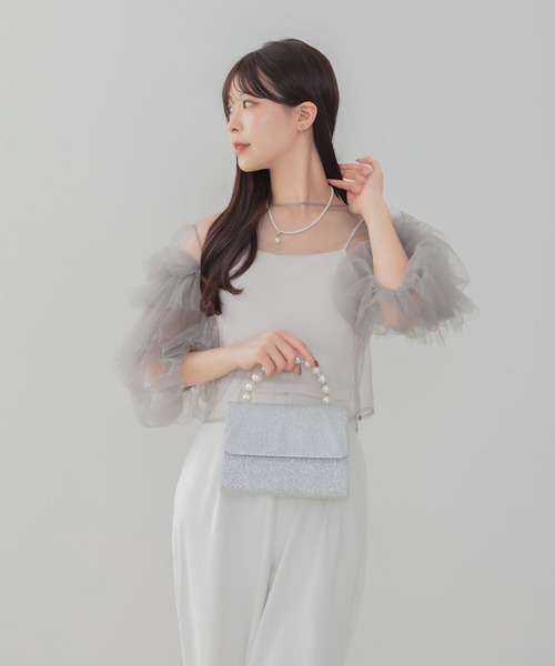 Leja(レジャ)の「【LEJA】2WAYパールハンドルグリッターバッグ結婚式 パーティー 成人式 二次会 同窓会 お呼ばれ オケージョン 20代 30代(ハンドバッグ・レディース・ゴールド/シルバー・FREE)」の17枚目の写真