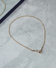 GOLDY（ゴールディ）の「【金属アレルギー軽減】フック × ボール チェーン ステンレス ネックレス（ネックレス）」