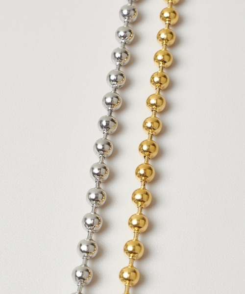 GOLDY（ゴールディ）の「【金属アレルギー軽減】フック × ボール チェーン ステンレス ネックレス（ネックレス・レディース・シルバー/ゴールド・FREE）」の10枚目の写真