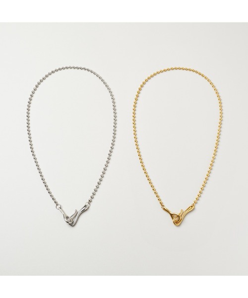 GOLDY（ゴールディ）の「【金属アレルギー軽減】フック × ボール チェーン ステンレス ネックレス（ネックレス・レディース・シルバー/ゴールド・FREE）」の9枚目の写真