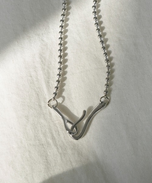 GOLDY（ゴールディ）の「【金属アレルギー軽減】フック × ボール チェーン ステンレス ネックレス（ネックレス・レディース・シルバー/ゴールド・FREE）」の8枚目の写真