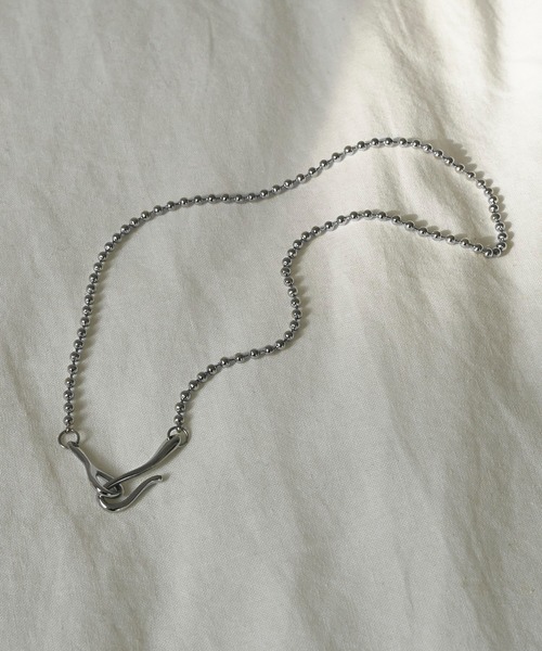 GOLDY（ゴールディ）の「【金属アレルギー軽減】フック × ボール チェーン ステンレス ネックレス（ネックレス・レディース・シルバー/ゴールド・FREE）」の7枚目の写真