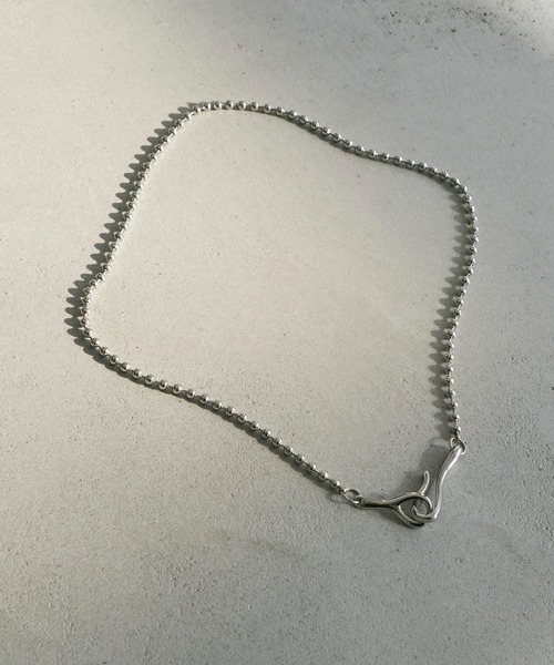 GOLDY（ゴールディ）の「【金属アレルギー軽減】フック × ボール チェーン ステンレス ネックレス（ネックレス・レディース・シルバー/ゴールド・FREE）」の5枚目の写真