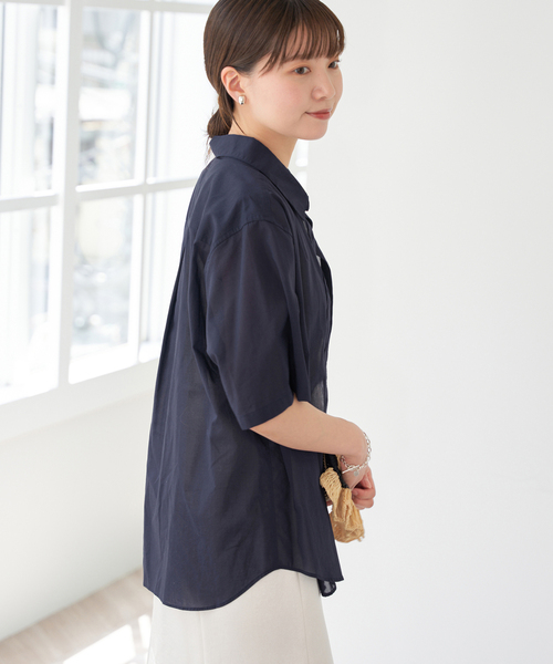 WEB限定/追加》デニム ショートシャツ（シャツ／ブラウス