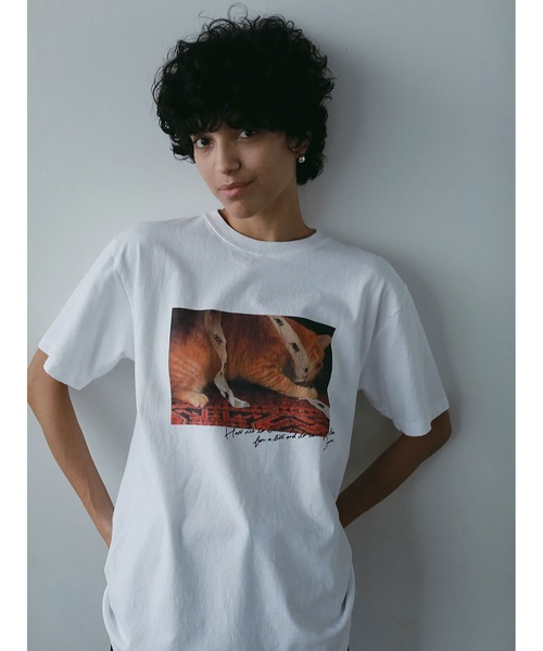 HER.（ハー）の「Suzume Tee/02（Tシャツ/カットソー・レディース・オフホワイト・XL/フリー）」の2枚目の写真