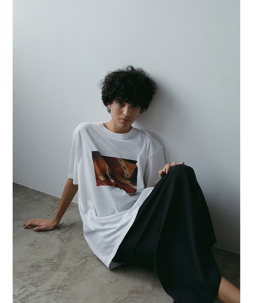 HER.（ハー）の「Suzume Tee/02（Tシャツ/カットソー・レディース・オフホワイト・XL/フリー）」の5枚目の写真