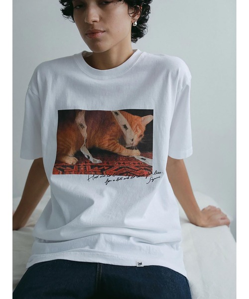 HER.（ハー）の「Suzume Tee/02（Tシャツ/カットソー・レディース・オフホワイト・XL/フリー）」の6枚目の写真