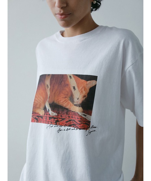 HER.（ハー）の「Suzume Tee/02（Tシャツ/カットソー・レディース・オフホワイト・XL/フリー）」の9枚目の写真