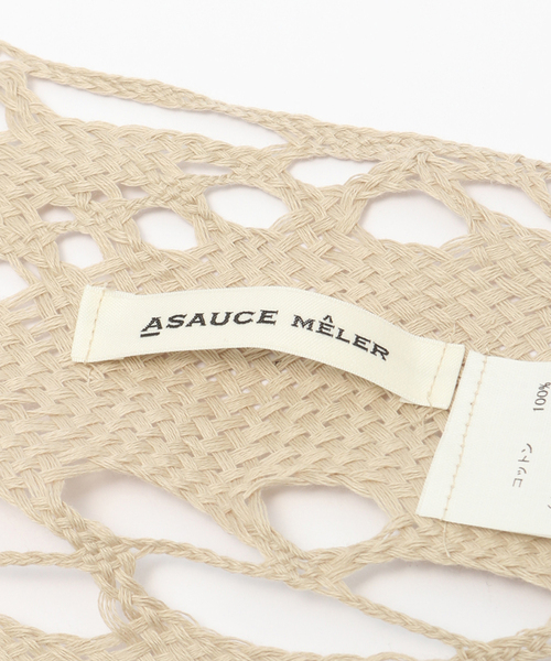 ASAUCE MELER/アソースメレ ギマコットントライアングルレース