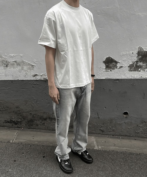 SBG(エスビー)の「SBG ベーシック クルーネックTシャツ(Tシャツ/カットソー・メンズ・ブラック/ライトブルー/ブラウン/ホワイト/ライトグレー/ダークグリーン・MEDIUM/LARGE/X-LARGE)」の9枚目の写真