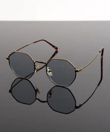 Revo. | メタルフレーム オクタゴン カラーレンズ サングラス UVカット ユニセックス(サングラス)