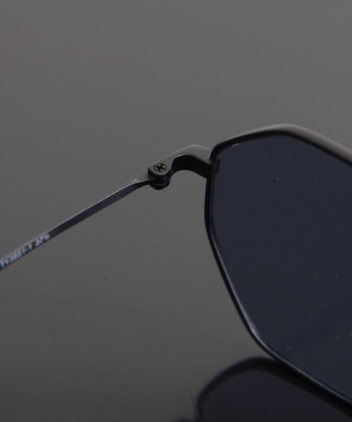 セール】メタルフレーム オクタゴン カラーレンズ サングラス UV