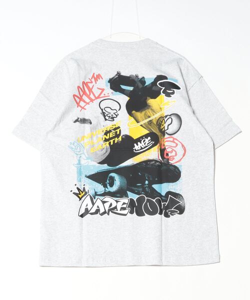 AAPE BY A BATHING APE（エーエイプバイアベイシングエイプ）の「AAPE THEME MAIN TEE（Tシャツ/カットソー・メンズ・オフホワイト・X-LARGE/SMALL/LARGE/MEDIUM）」の2枚目の写真