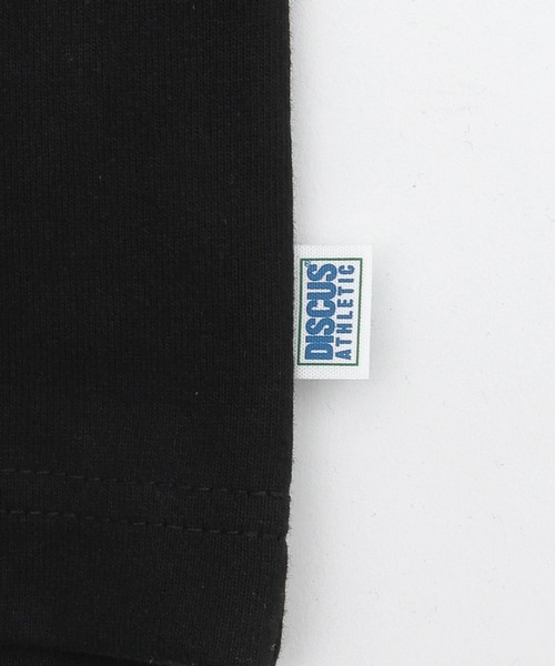 DISCUS（ディスカス）の「∴WEGO/DISCUS USAコットンブレンドクルーT（Tシャツ/カットソー・メンズ・ネイビー/オートミール/ダークネイビー/ホワイト/ブラック・LARGE/MEDIUM）」の8枚目の写真