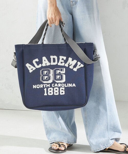 カレッジ レオパード ジャカード A4 バッグ（ショルダーバッグ