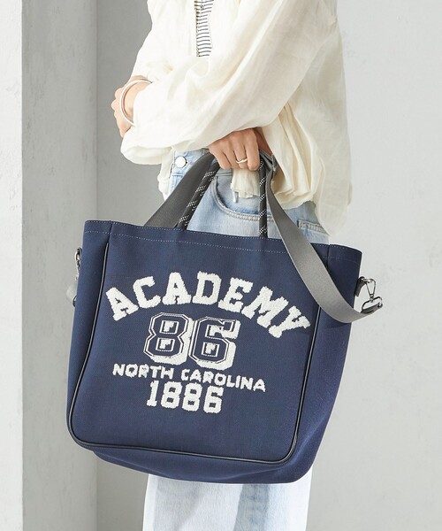 カレッジ レオパード ジャカード A4 バッグ（ショルダーバッグ