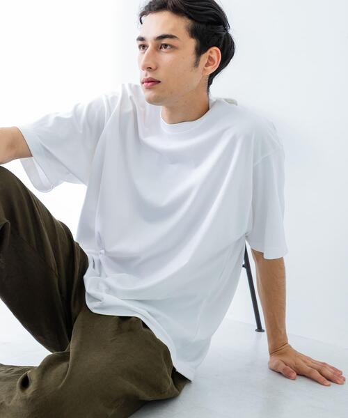 URBAN RESEARCH（アーバンリサーチ）の「new basic　クールドライツイストヒートブロックショートスリーブ（Tシャツ/カットソー・メンズ・ブラック/チャコールグレー/ホワイト/ネイビー・X-LARGE/MEDIUM/LARGE）」の5枚目の写真