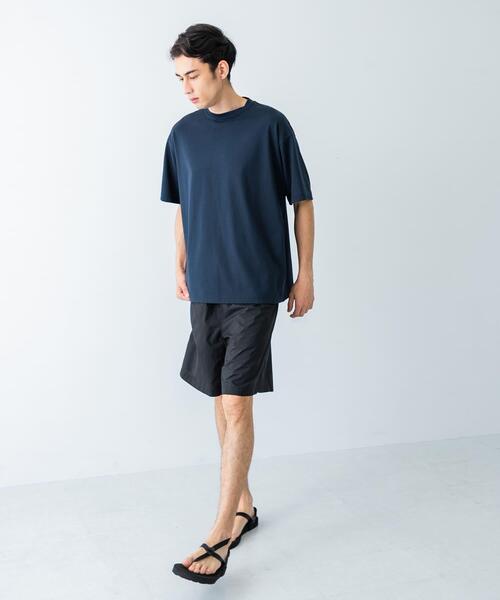 URBAN RESEARCH（アーバンリサーチ）の「new basic　クールドライツイストヒートブロックショートスリーブ（Tシャツ/カットソー・メンズ・ブラック/チャコールグレー/ホワイト/ネイビー・X-LARGE/MEDIUM/LARGE）」の19枚目の写真