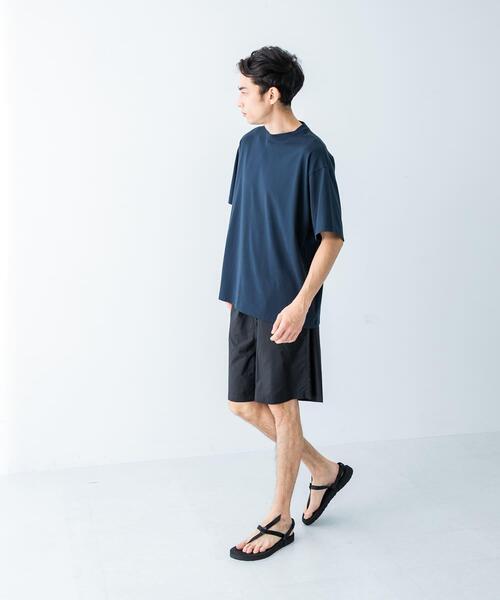URBAN RESEARCH（アーバンリサーチ）の「new basic　クールドライツイストヒートブロックショートスリーブ（Tシャツ/カットソー・メンズ・ブラック/チャコールグレー/ホワイト/ネイビー・X-LARGE/MEDIUM/LARGE）」の21枚目の写真