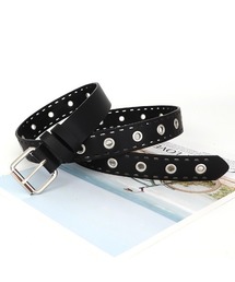 Ritzy（リッツィー）の「リベット付き、アメリカンヴィンテージファッション、韓国パンクスタイルのレザーベルト（ベルト）」