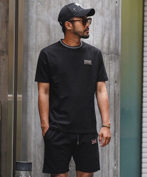 adamsJUGGLER(アダムスジャグラー)の「21035RTEG/プレートティー(Tシャツ/カットソー・メンズ・ブラック/サックスブルー/ホワイト・S/M/L/XL/XXL)」の2枚目の写真