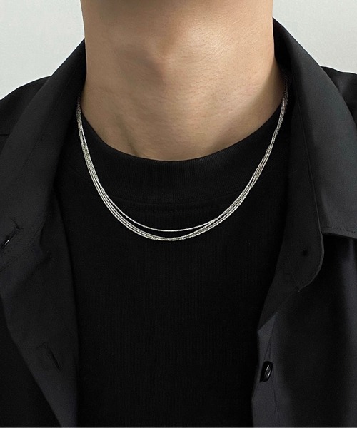 ★ SALE開始!! Versace レザー ネックレス V2025 CHAIN ★ 2025ヴェルサーチェメンズジュエリーセール | ヴェルサーチェ 日本