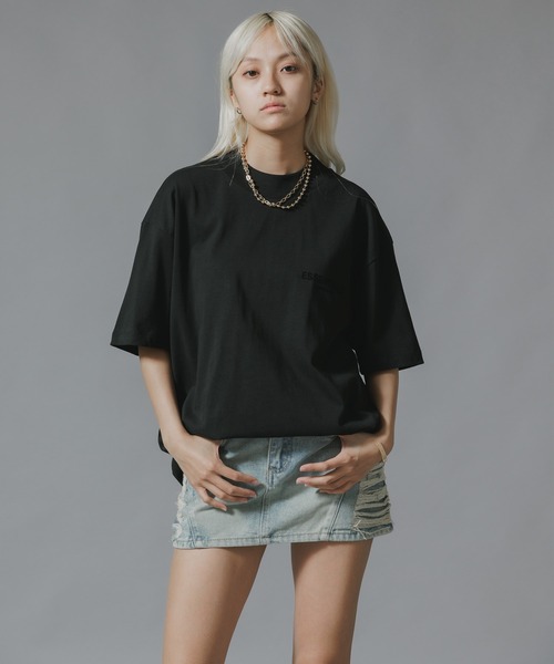 FOG ESSENTIALS(エフオージーエッセンシャルズ)の「FOG ESSENTIALS/エッセンシャルズ 22SS BACK LOGO SS TEE Tシャツ(Tシャツ/カットソー・メンズ・ナチュラル/ブラック/オートミール・XL/L/M/S/XS)」の6枚目の写真